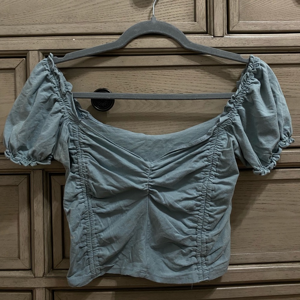 Sexy teal Garage blouse!